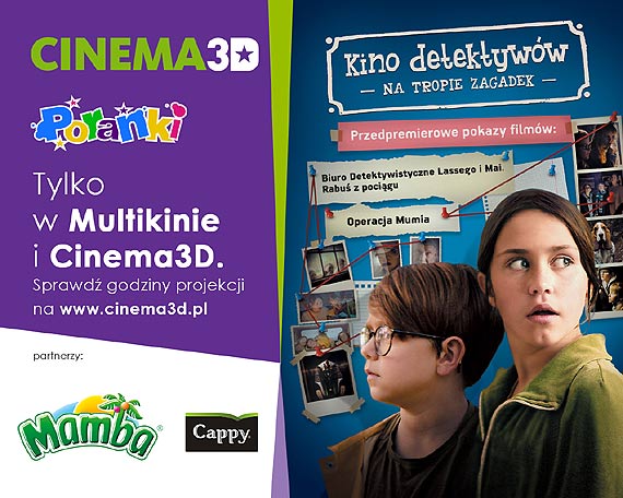 PORANKI: Kino Detektyww – na tropie zagadek w kinach sieci Cinema3D od 17 padziernika!