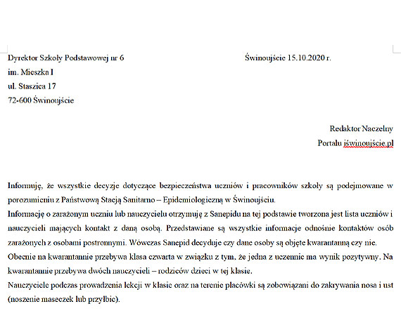 Szkoa czy Sanepid decyduj o bezpieczestwie uczniw i nauczycieli? Dziaaj wsplnie