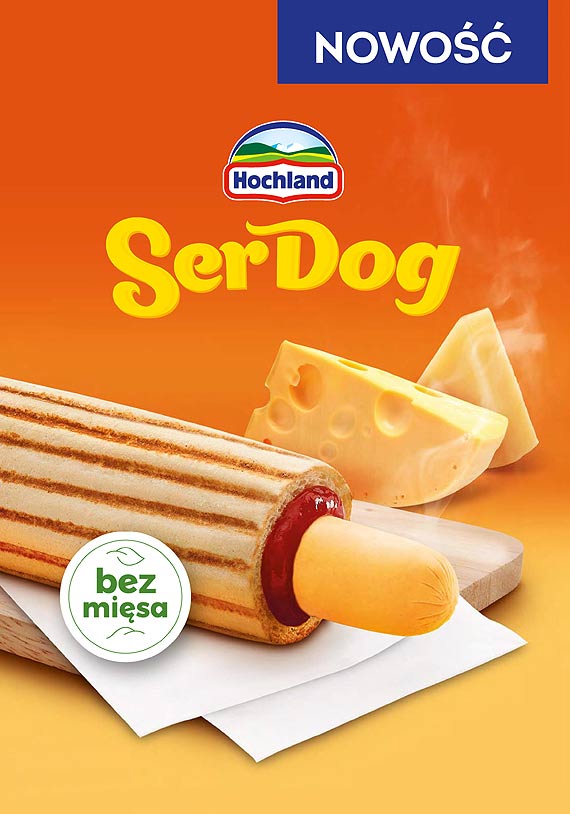Nowy, serowy hot dog tylko w ofercie abka Caf