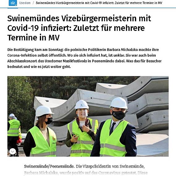 Ryzykowna podr Barbary Michalskiej do Peenemnde. Niemieccy internauci: to nieodpowiedzialne zachowanie!