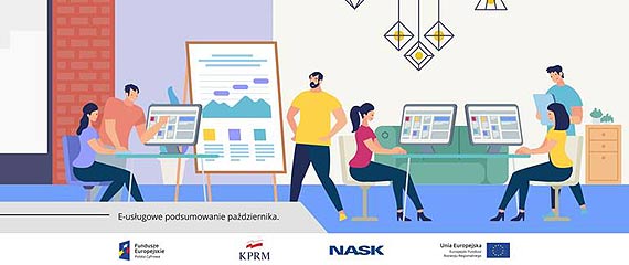 E-usugowe podsumowanie padziernika
