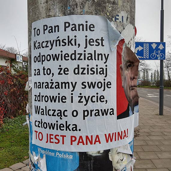 Jarosaw Kaczyski w winoujciu