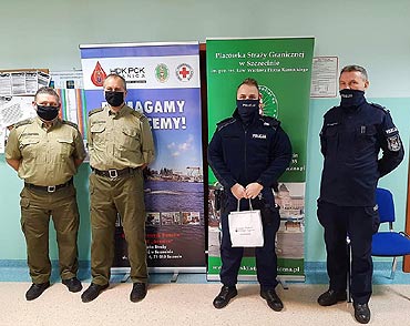 „Nasza Krew - Nasza Ojczyzna” - zachodniopomorscy policjanci oddają krew