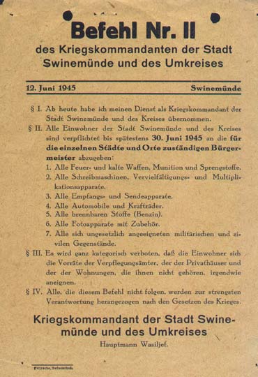 Przejęcie Świnoujścia przez Polaków w 1945 r