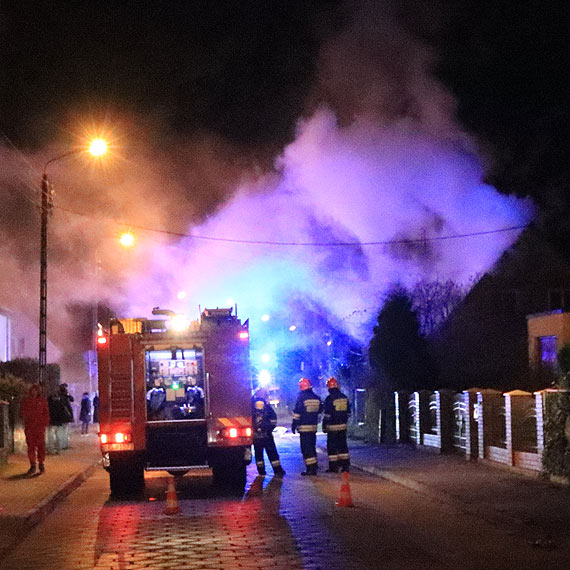 Poar na Mazowieckiej. 1 osoba poszkodowana