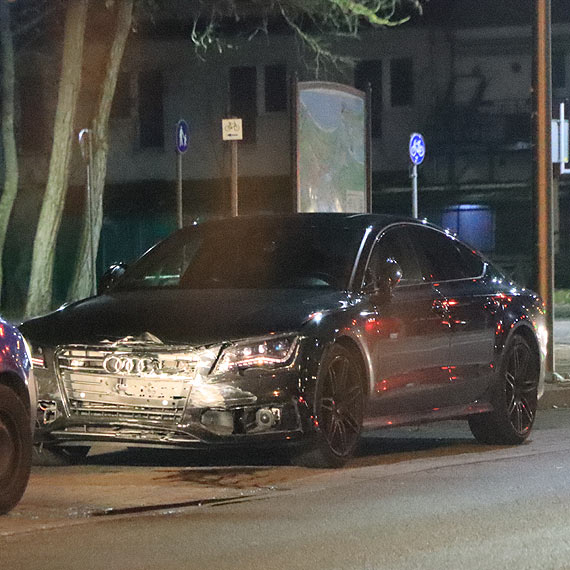 Dwie kraksy na skrzyowaniu ulic Wojska Polskiego, Moniuszki i 11 Listopada
