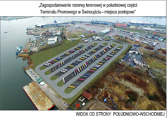 W Świnoujściu wykonawca nowego parkingu dla ciężarówek przejął plac budowy