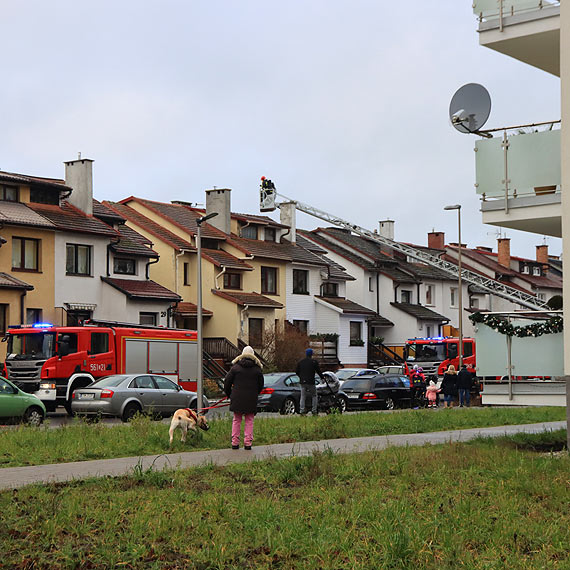 Na Markiewicza pali się dach domu jednorodzinnego! - usłyszeli w słuchawce strażacy