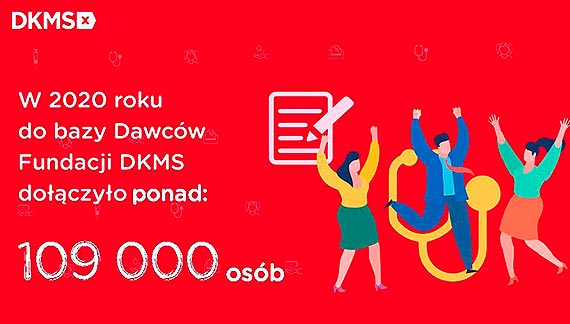 Ponad 109 000 nowych potencjalnych Dawcw szpiku i 1198 szans na ycie. Fundacja DKMS podsumowuje 2020 rok