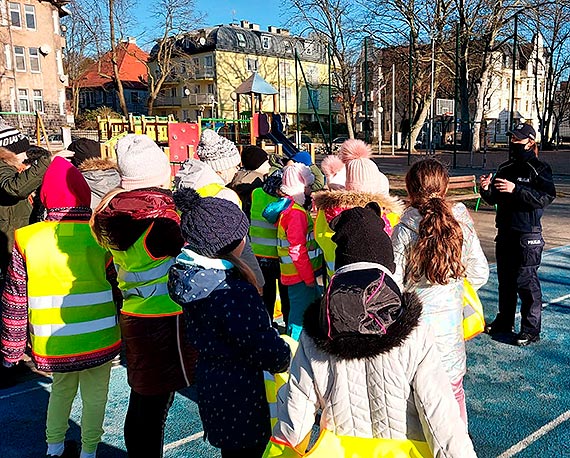 Akcja „Bezpieczny Pieszy” w Szkole Podstawowej numer 1