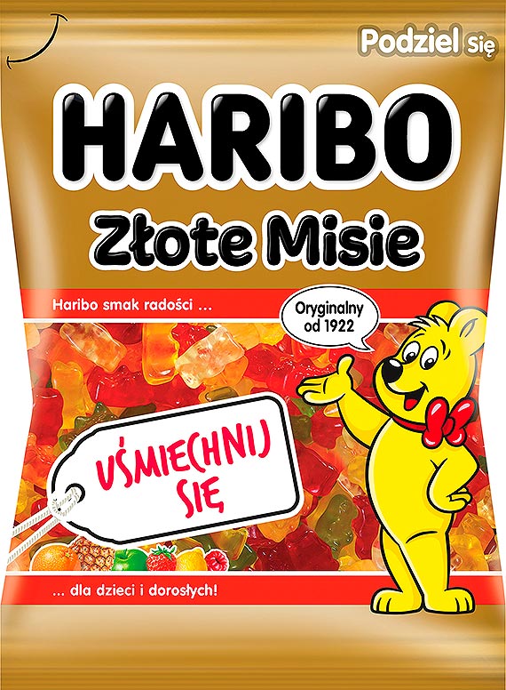 Kultowe elki HARIBO w opakowaniach z dedykacjami – podaruj je z radoci!