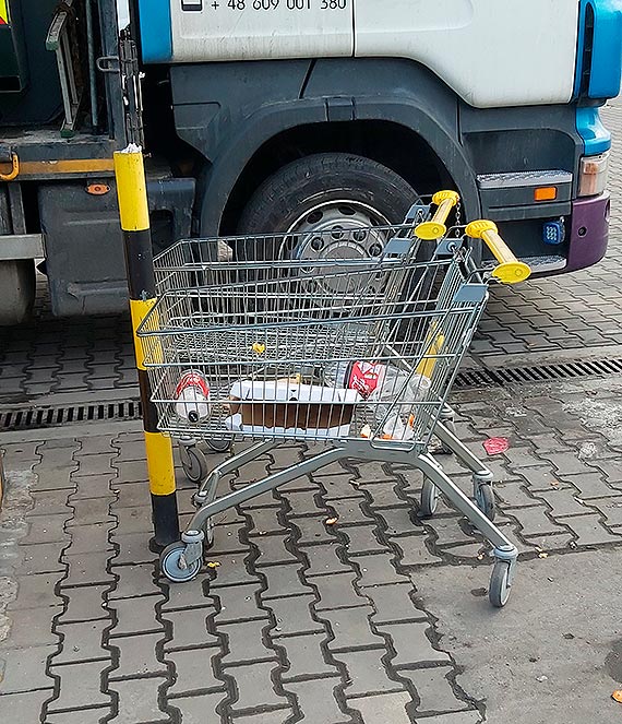 Czytelnik: W Biedronce przy ul. Fińskiej notorycznie brakuje wózków sklepowych