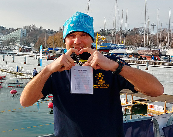 5 medali Michała w Gdynia Winter Swimming Cup 2021