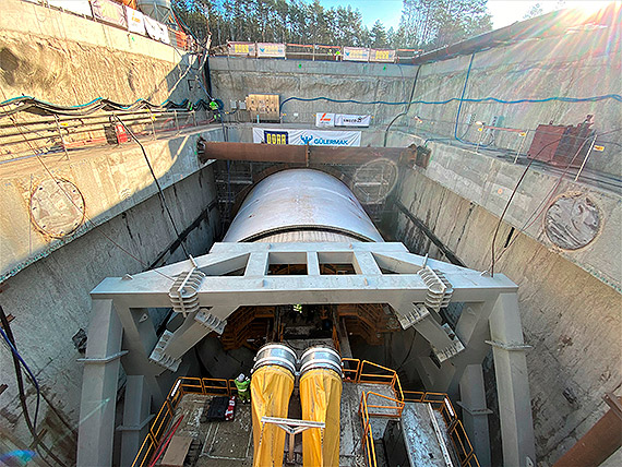 Tunel pod Świną. Pierwszy metr „Wyspiarka” ma już za sobą
