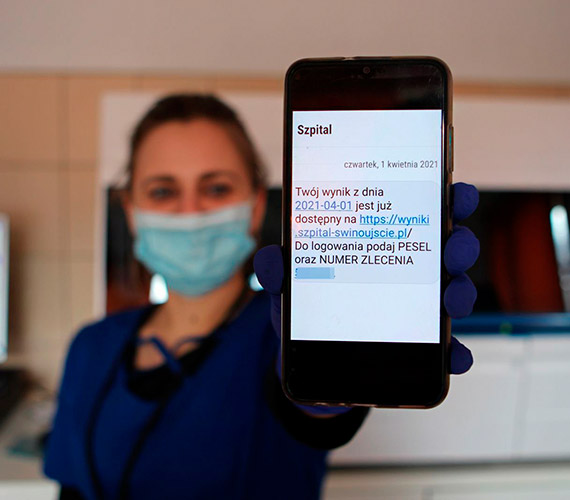 Nie trzeba odbiera wynikw w laboratorium. Otrzymamy je on-line