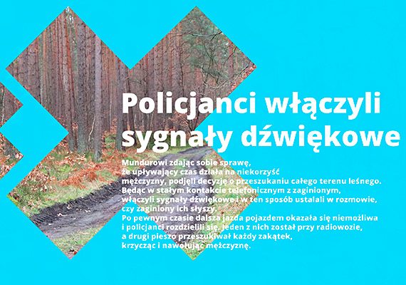 Szczliwy fina poszukiwa zaginionego mczyzny