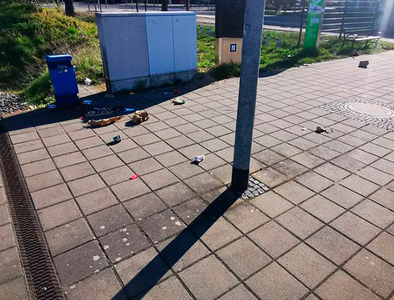 Stacja UBB staje się wysypiskiem śmieci!