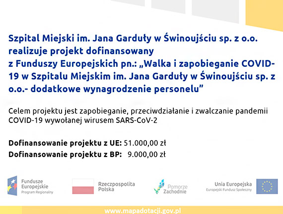 Szpital otrzyma dofinansowanie. Tym razem na dodatki specjalne
