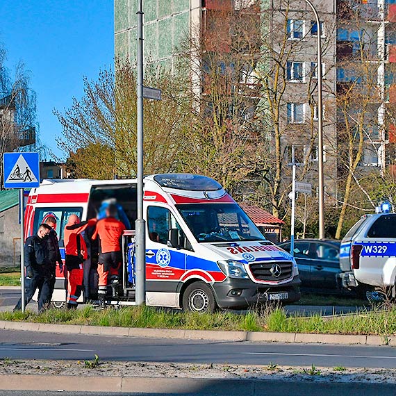 Nastolatek stracił panowanie nad kierownicą - zderzenie rowerzystów