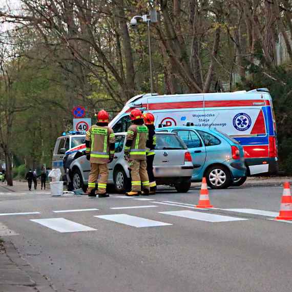 Citroen i Volkswagen zderzyy si na ulicy Matejki 