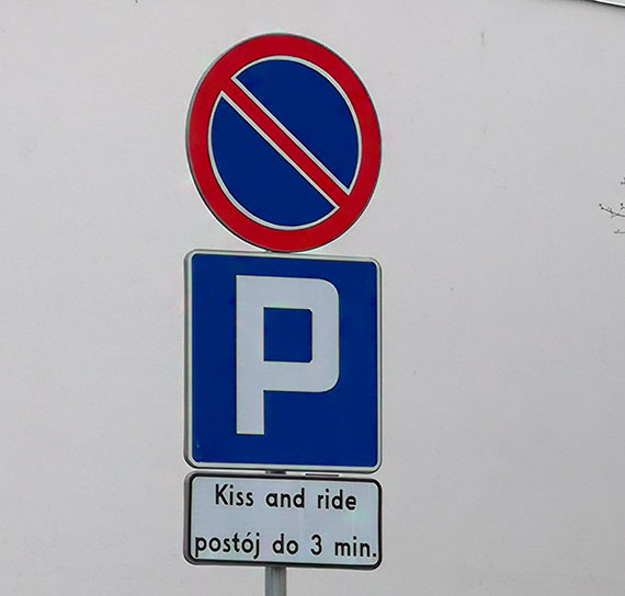 Kiss and ride, czyli pocałuj i jedź