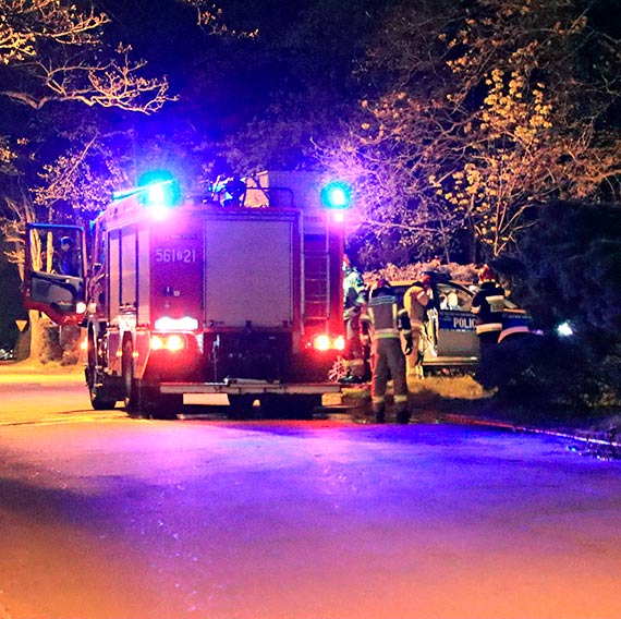 Nocny poar na ulicy Sienkiewicza