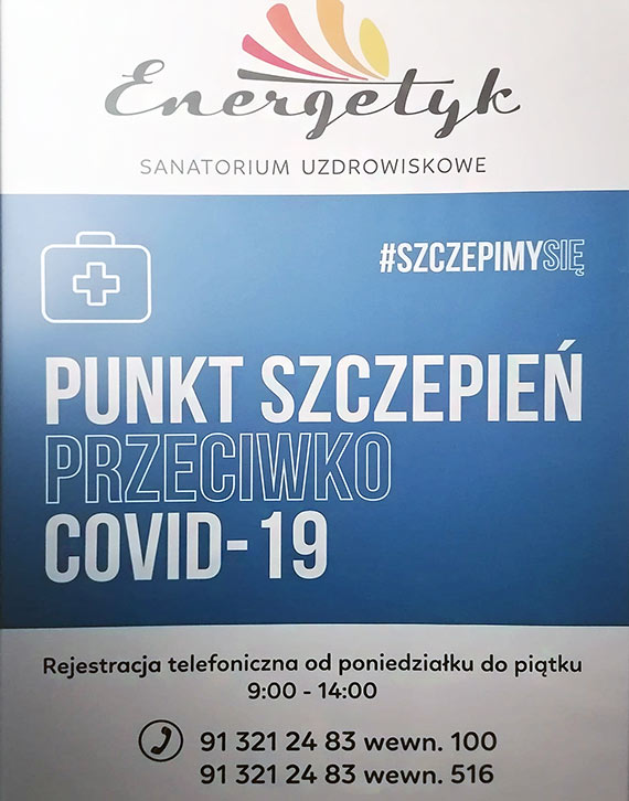 winoujcie bezpieczna Wyspa! Punkt szczepie w Energetyku zaprasza
