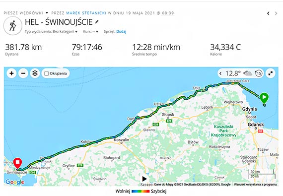 Pieszo przez całe wybrzeże