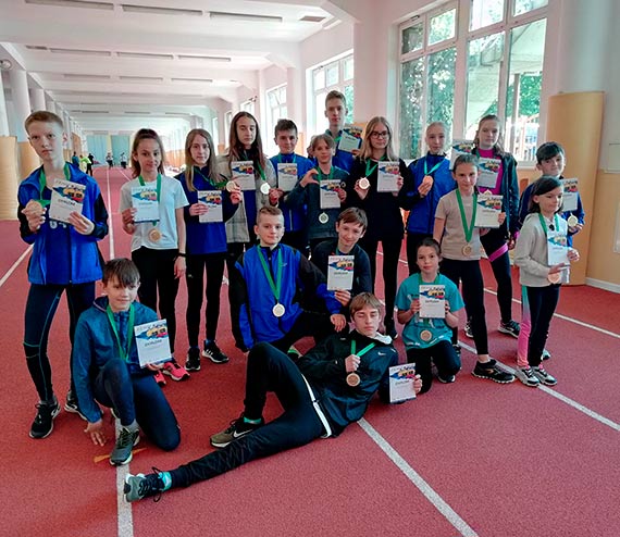 Zawodnicy z sekcji LA OSiR „Wyspiarz” na medal