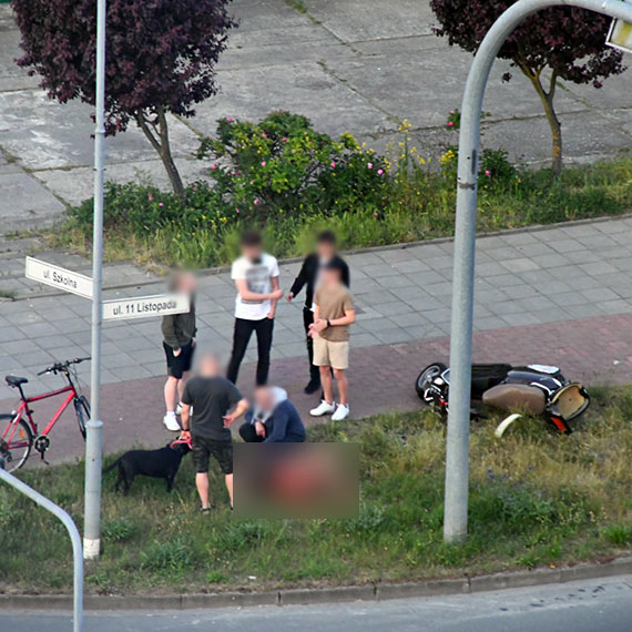 Tragiczny wypadek przy skrzyowaniu. Nie yje okoo 50 - letni mczyzna kierujcy skuterem!