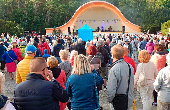 Koncert Marcina Simińskiego zapełnił w niedzielę Muszlę Koncertową