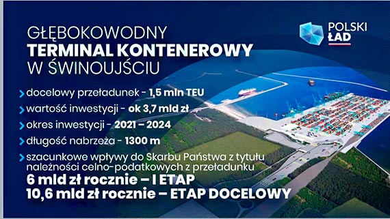Głębokowodny terminal kontenerowy z gwarancjami premiera
