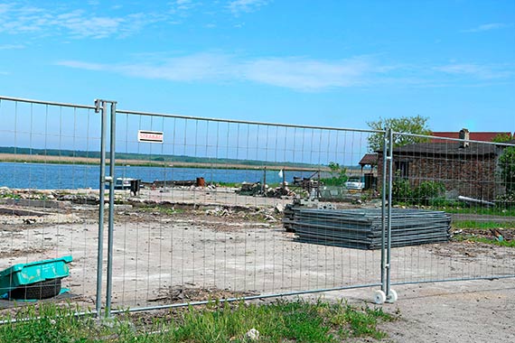 Przystań w Karsiborze. Kończą rozbiórkę