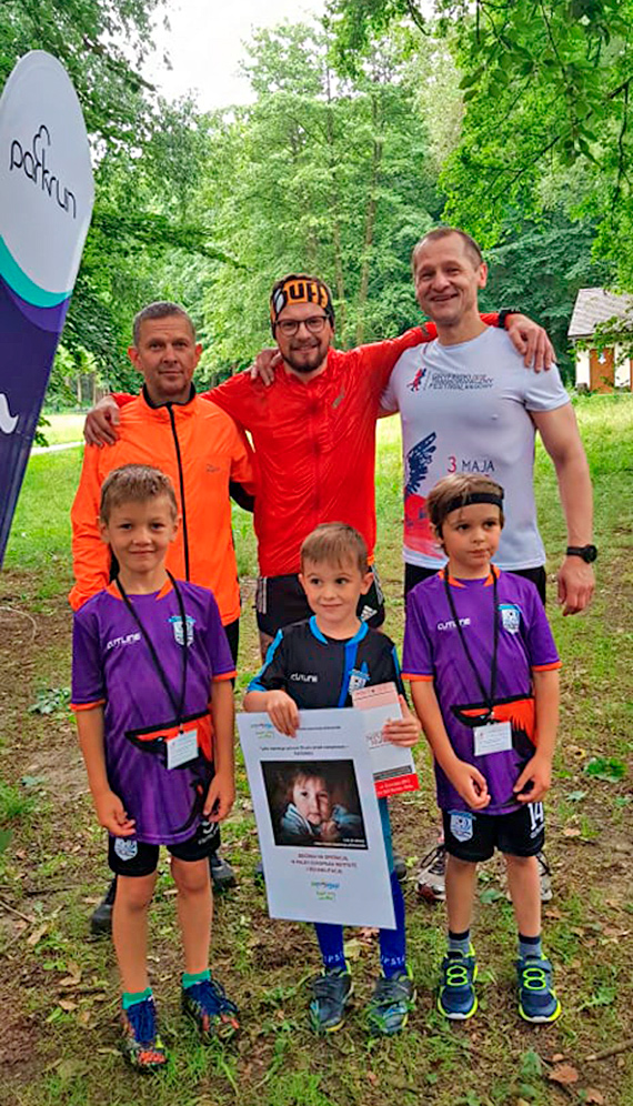 parkrun w Świnoujściu wspiera chorego Olka