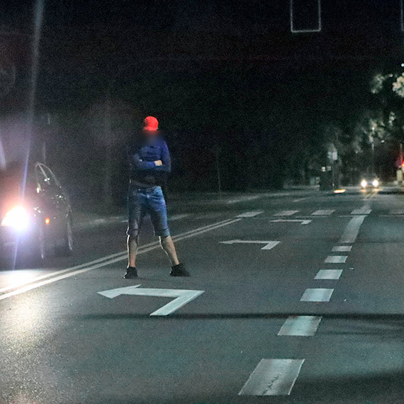 „Siłka” na środku ulicy?