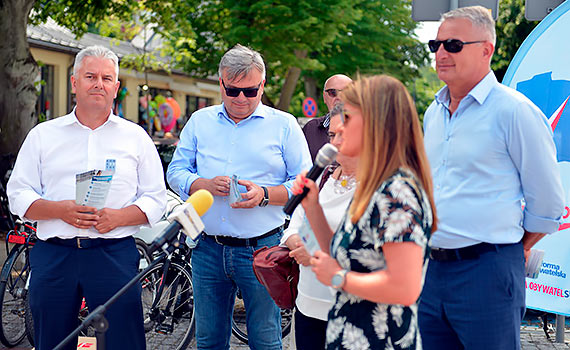 Posowie KO w winoujciu. Artur cki: Polak nie chce mieszkania na wynajem, Polak chce mie swoje mieszkanie