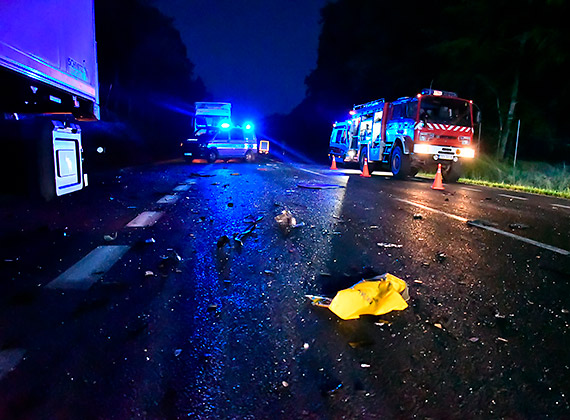 Tragiczny wypadek na DK3 za Midzyzdrojami na wysokoci Woliskiego Parku Narodowego. Zobacz film!