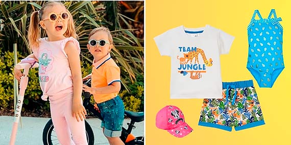 Kolorowa i wygodna  – wakacyjna moda dla dzieci