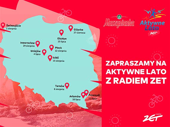 „Aktywne lato z Radiem ZET” zawita do winoujcia