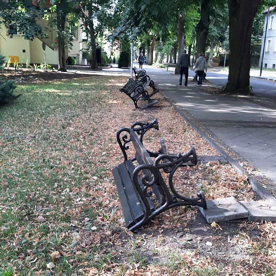 Wandalizm na ulicy Pi³sudskiego