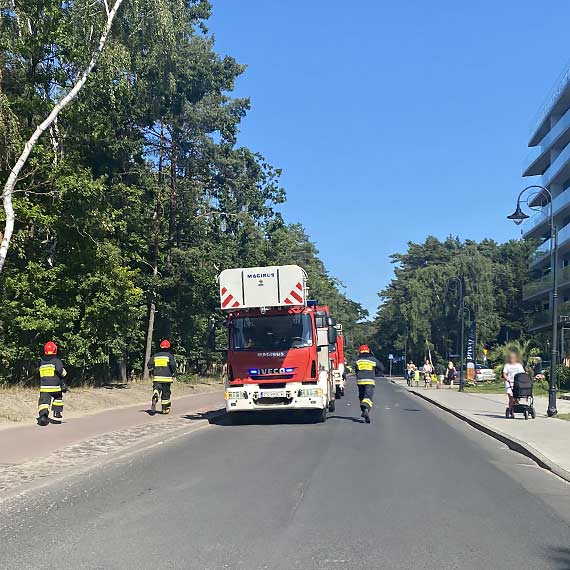 Zadymienie w apartamentowcu przy Uzdrowiskowej