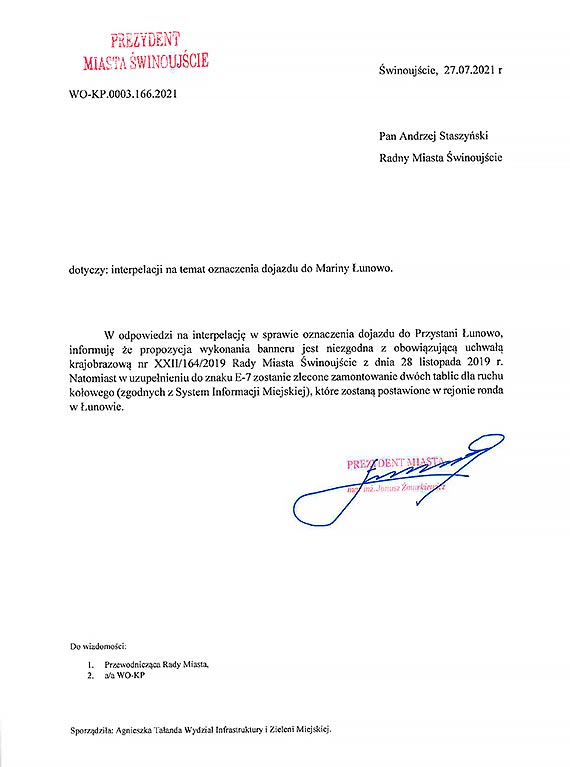 Przystań jachtowa w Łunowie nadal źle oznakowana