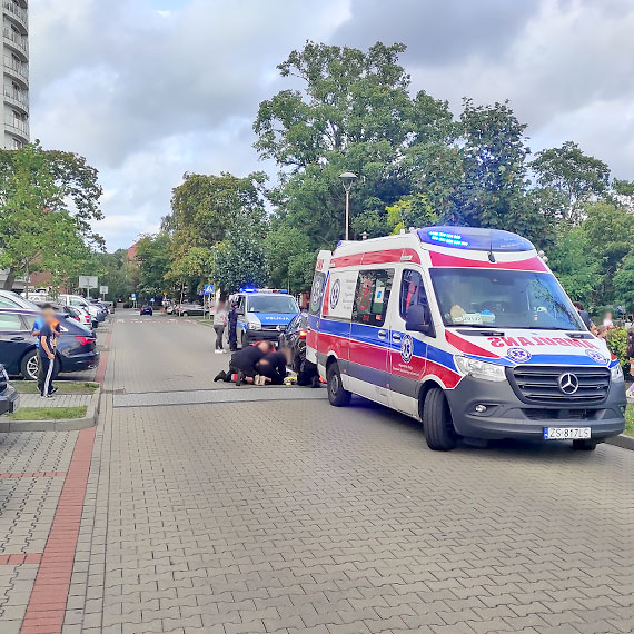 10-latek na hulajnodze wpad pod jadcy samochd