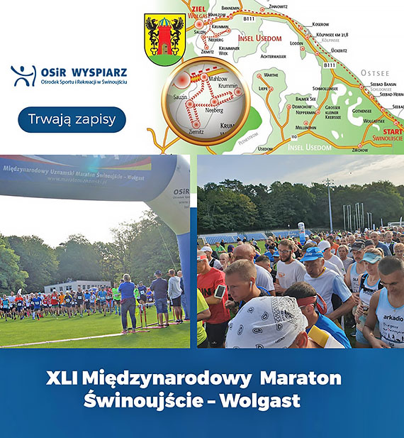 Maraton winoujcie Wolgast coraz bliej