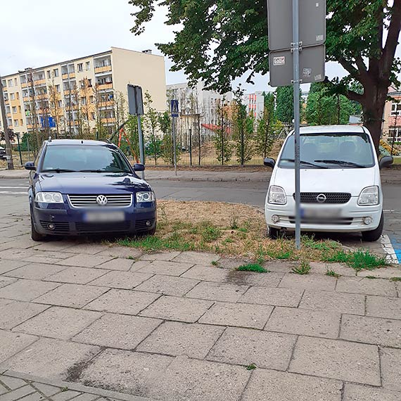 Mieszkanka: Kierowcy, zostawcie trawniki!