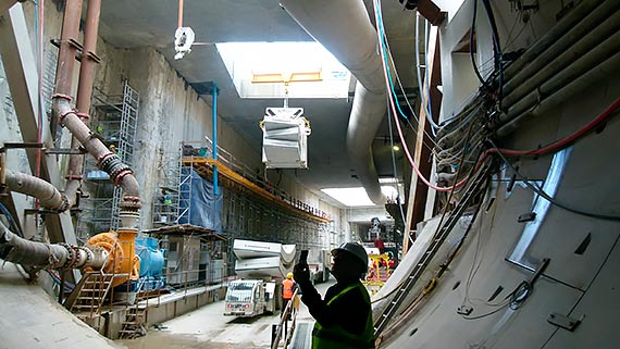 Tunel pod Świną: betonowa „kołyska” już czeka na maszynę TBM