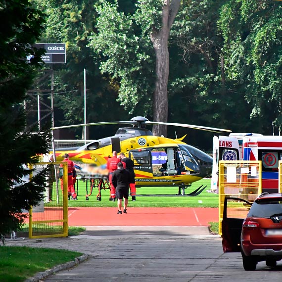Liczyły się chwile, śmigłowiec LPR miał problemy z lądowaniem