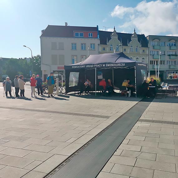 NSP 2021 – Akcja spisowa – stanowisko plenerowe – Plac Wolnoci