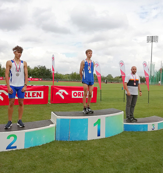 Sukces lekkoatletyczny Dawida Pecyny