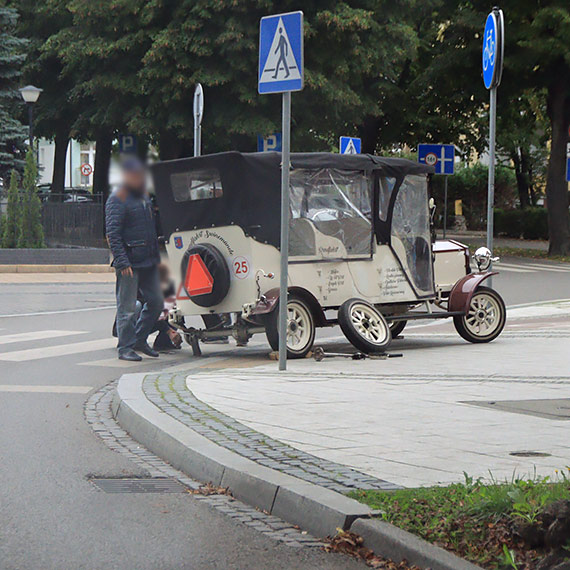 Samochd elektryczny straci koo